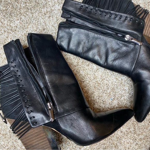 Sam Edelman Martina Corset Booties Black 7 - Picture 10 of 13